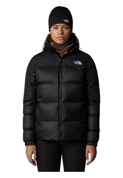 The North Face Nuptse Cropped Down Jacket In Black