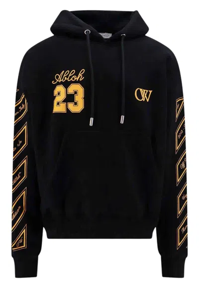 Off-white Off White Skated Hoodie With Ow 23 Logo In Black