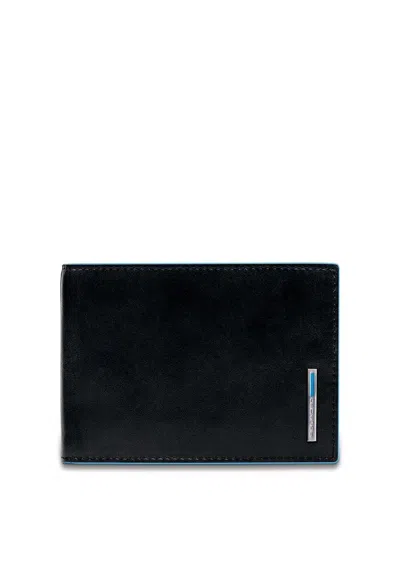Piquadro Leather Wallet In Black