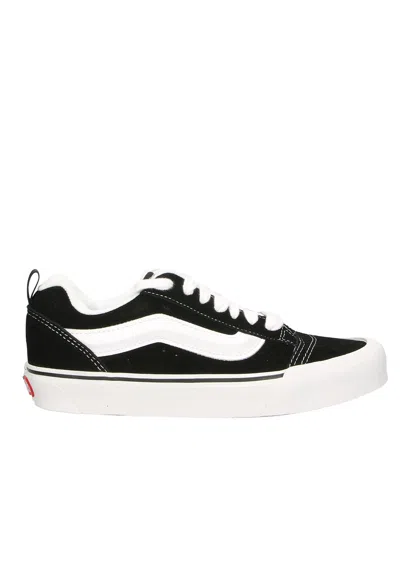 Vans Knu Skool Suede Low Top Sneaker In Black