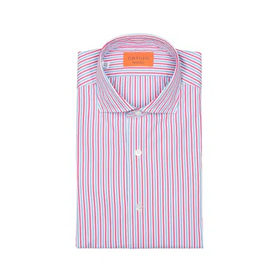 Grigio Shirt Shirt Riga Rosa/celeste In Other