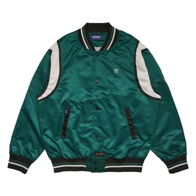 Deva States Jacket  Forever Baseball Jacket In Green