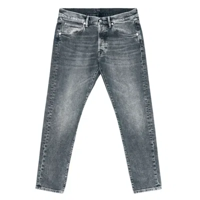 Nine In The Morning Denim Skinny Man  Rock 5 Pocket Black In Blue