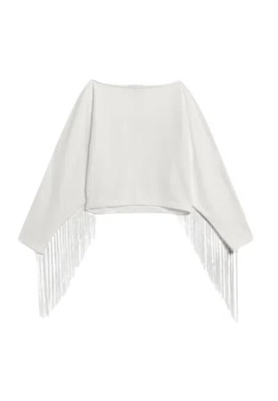 Weili Zheng _  With Fringes In White