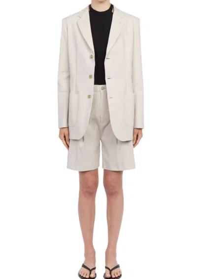 Department Five Release Blazer Woman  In Canvas In Beige