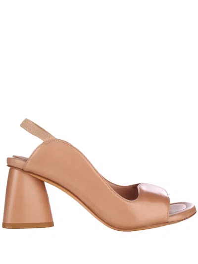 Mara Bini 70mm Stella Sandals In Marrone