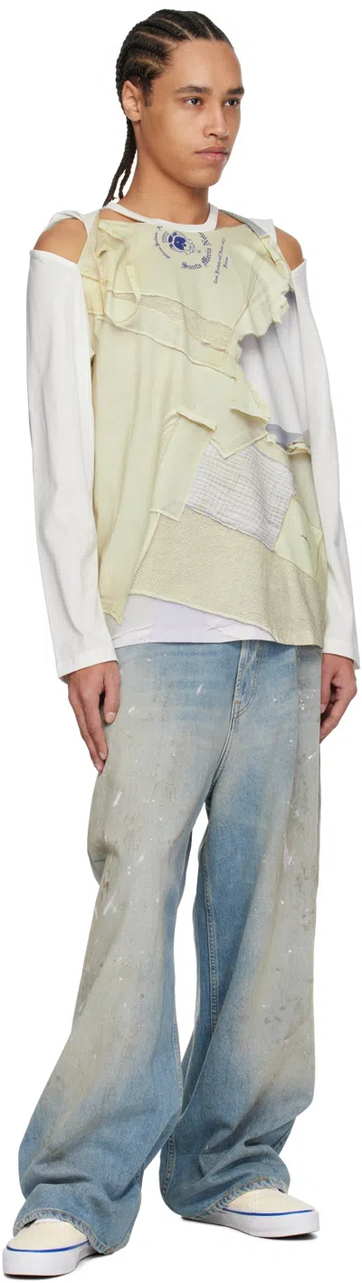 Perks And Mini Off-white Martine Syms Edition Slash Ls T-shirt In Cream