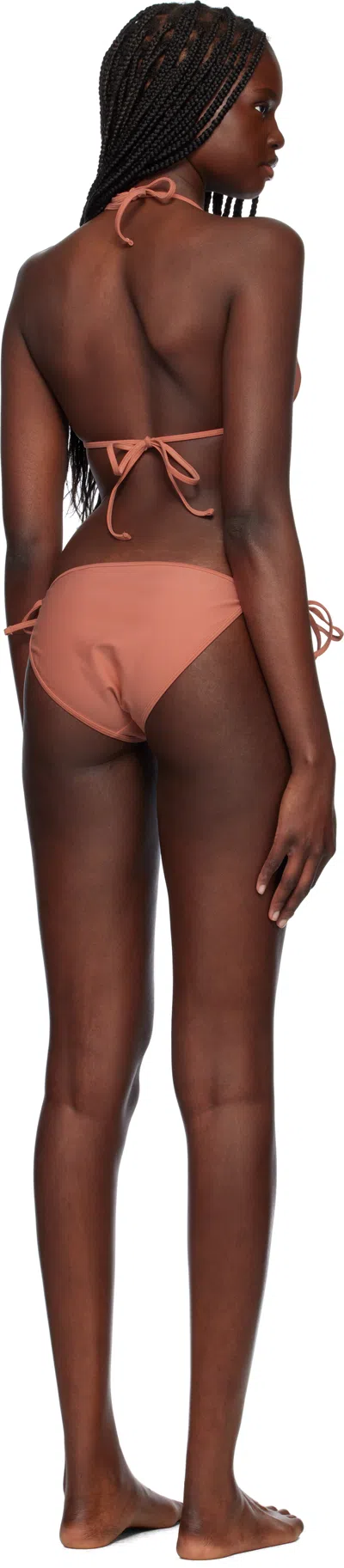 Maison Kitsuné Pink Baby Fox Bikini In Pink