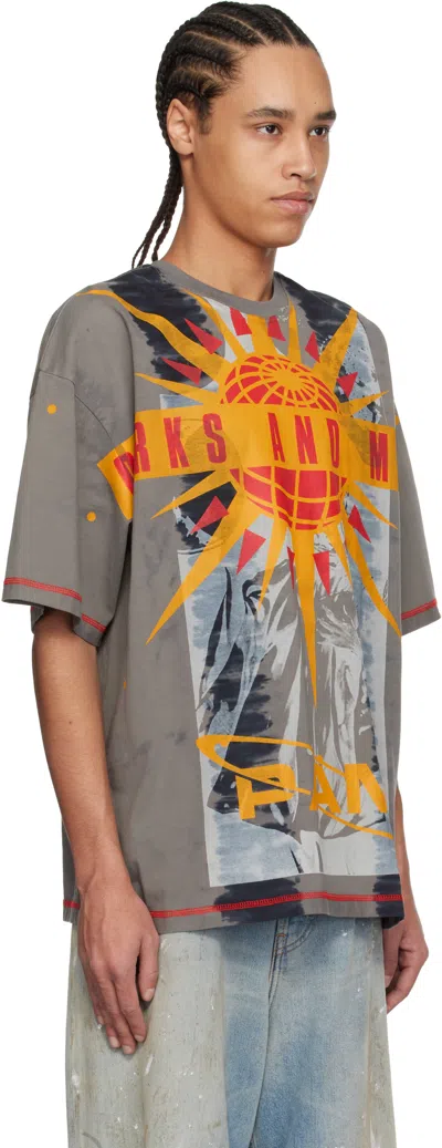 Perks And Mini Sphere 360 T-shirt In Grey