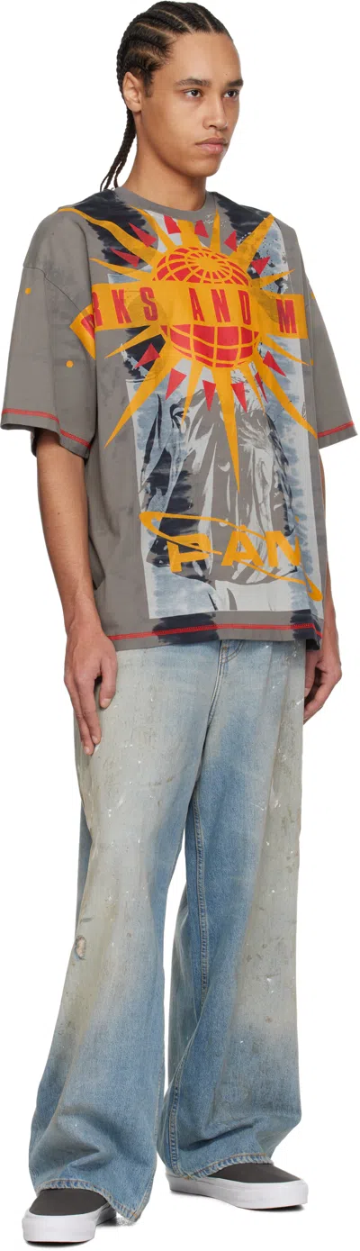 Perks And Mini Sphere 360 T-shirt In Grey