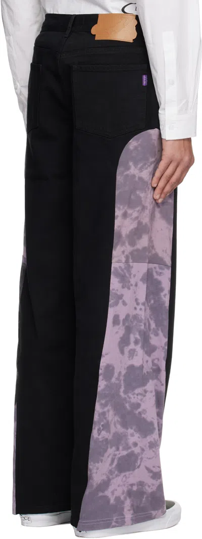 Perks And Mini Black Whitman Park Upcycle Jeans In Multi