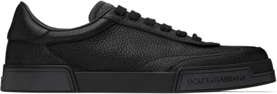 Dolce & Gabbana Portofino Yatch Low-top Sneakers In Black