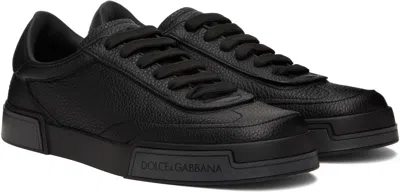 Dolce & Gabbana Portofino Yatch Low-top Sneakers In Black