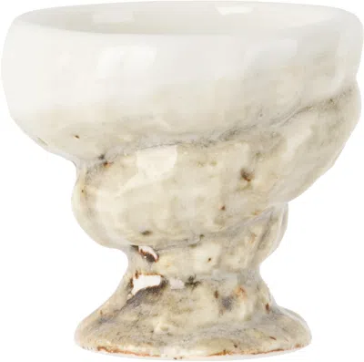 Christina Iversen Studio Off-white Shell Egg Cup In White