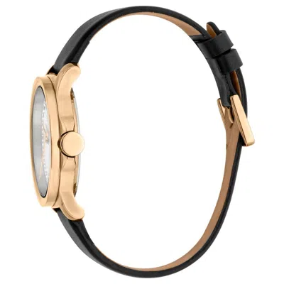 Esprit Rose Gold Leather Women's Watch In Rose Gold