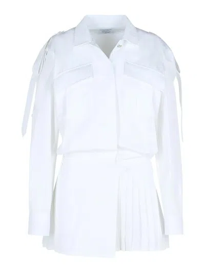 Off-white Off White 'savana' White Cotton Dress
