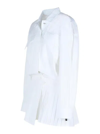 Off-white Off White 'savana' White Cotton Dress