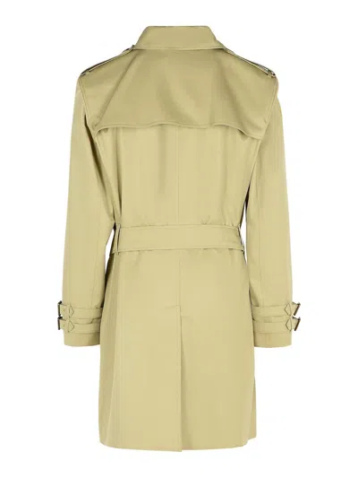 Burberry "highbury" Trench Coat In Green