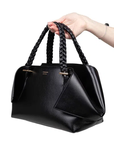 Ferragamo Women's Handbag M In Black