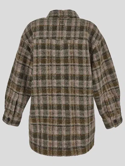 Isabel Marant Étoile Marant Etoile Jacket In Wool In Green