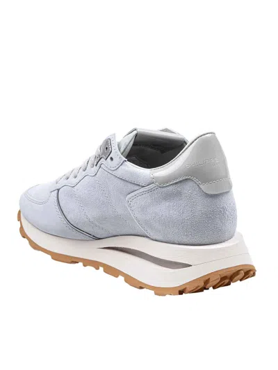 Philippe Model Sneakers Tropez In Camoscio Colore Grigio In Light Grey