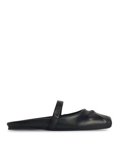 Marni Women's Little Bow Sabot Sandals In Black