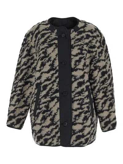 Isabel Marant Étoile Isabel Marant Etoile Fernelia Reversible Jacket In Animal Print