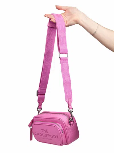 Marc Jacobs The Crossbody Tote Leather Bag Pink Color