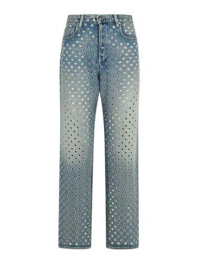 Golden Goose Kim Jeans In Light Blue