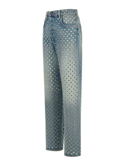 Golden Goose Kim Jeans In Light Blue