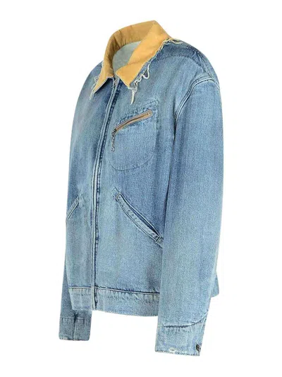 Maison Margiela Women's Denim Jacket In Blue