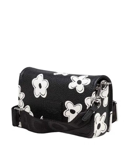 Marc Jacobs Mini Daisy Grained Leather Shoulder Bag In Black