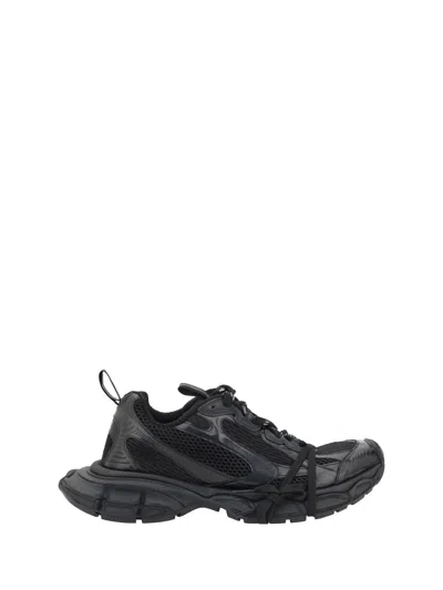 Balenciaga Men Black Mesh And Polyurethane 3xl Sneakers In Black