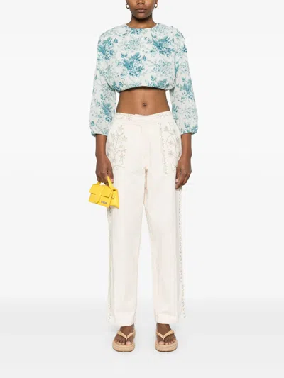 Antik Batik Cinz Cropped Top