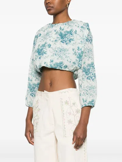 Antik Batik Cinz Cropped Top