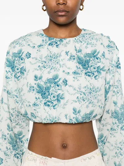 Antik Batik Cinz Cropped Top