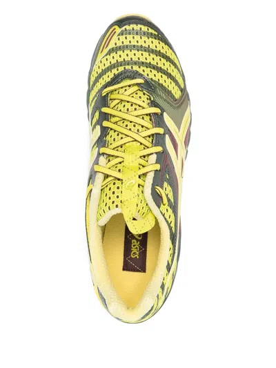 Asics Panels Mesh Rubber Sole Slip-on Sneakers