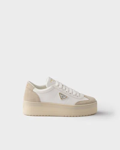 Prada Downtown Sneakers In Transparent