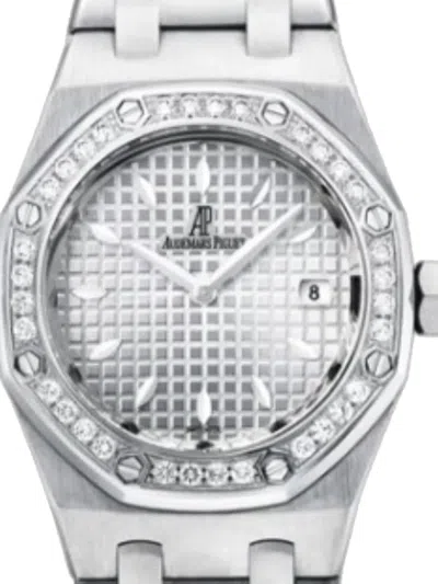 Pre-owned Audemars Piguet  Royal Oak 33mm In Silver