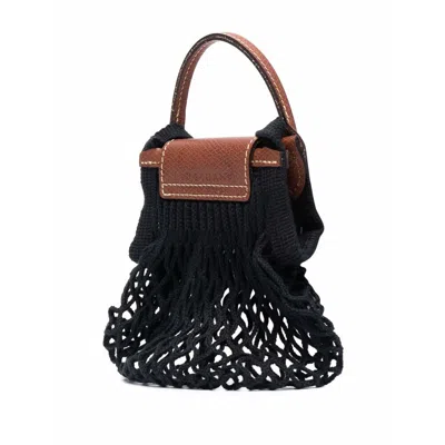Longchamp `le Pliage Filet` Extra Small Mesh Bag