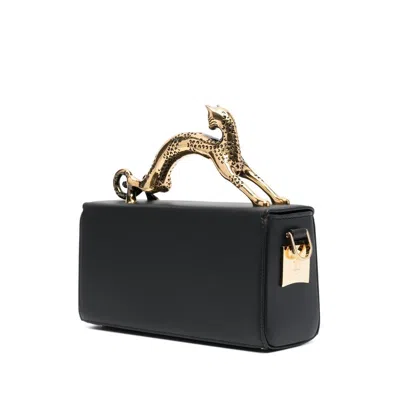 Lanvin Sculptured Jewelry Top Handle Shoulder Bag