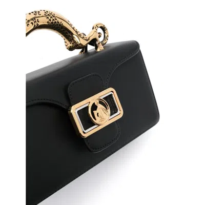 Lanvin Sculptured Jewelry Top Handle Shoulder Bag