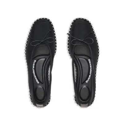 Alexander Wang Lina Studded Mesh Ballet Flats