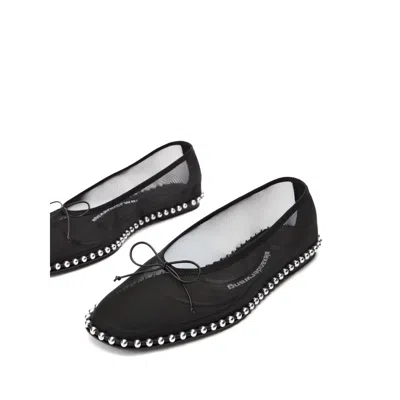 Alexander Wang Lina Studded Mesh Ballet Flats