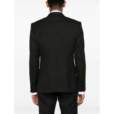 Dolce & Gabbana Sequin-lapel Double-breasted Blazer