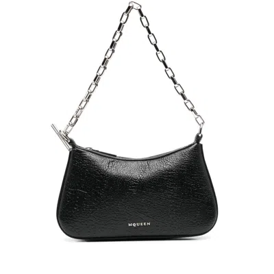 Alexander Mcqueen Alexander Mc Queen Black Top Zip Bag With Dust Bag