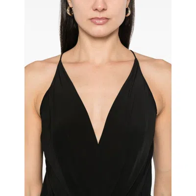 Anine Bing Black Cross-body In Stretch Fabric