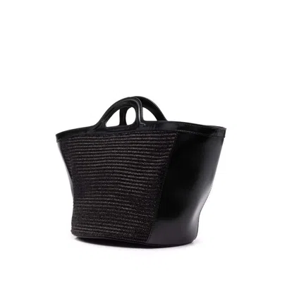 Marni Chic Mini Tropicalia Handbag For Women In Black