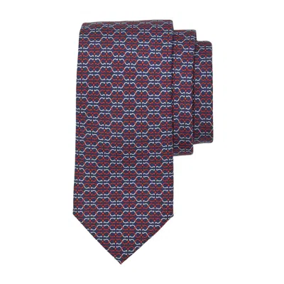 Ferragamo Gancini Print Silk Tie