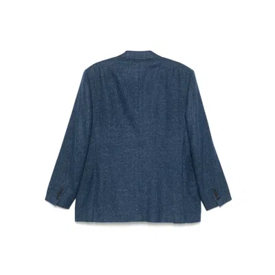 Canali Mélange-effect Blazer